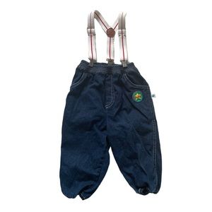 90s Fuel Brand Jeans with Suspenders - 12mo